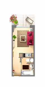 Studio Apartment example
